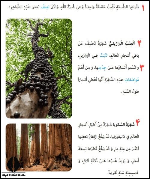 معنی درس سوم عربی یازدهم تجربی و ریاضی
