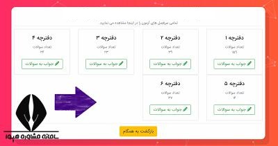 نحوه شرکت در آزمون غربالگری در سایت همگام