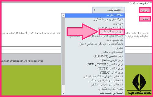 بازیابی شماره داوطلبی