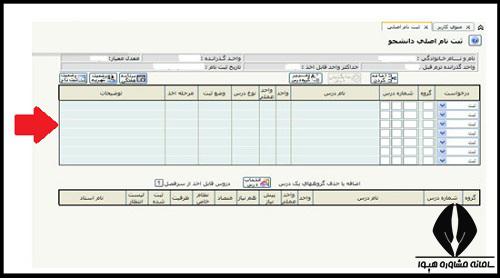 درخواست انتخاب واحد دانشگاه پیام نور ۱۴۰۴