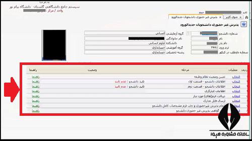 ثبت نام پذیرفته شدگان دانشگاه پیام نور ۱۴۰۴