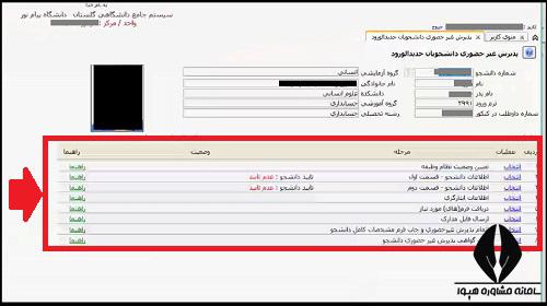 ثبت نام پذیرفته شدگان دانشگاه پیام نور ۱۴۰۳