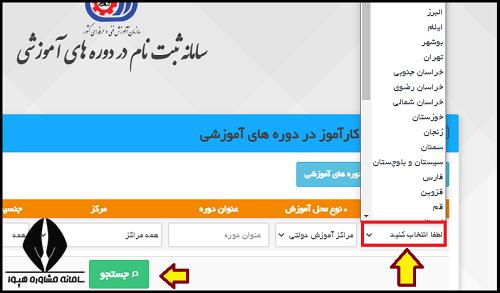 رشته های آموزشی سازمان فنی حرفه ای