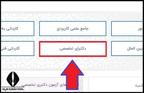 ثبت نام آزمون دکتری ۱۴۰۵