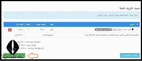 سایت فروش کتاب های درسی آزاد