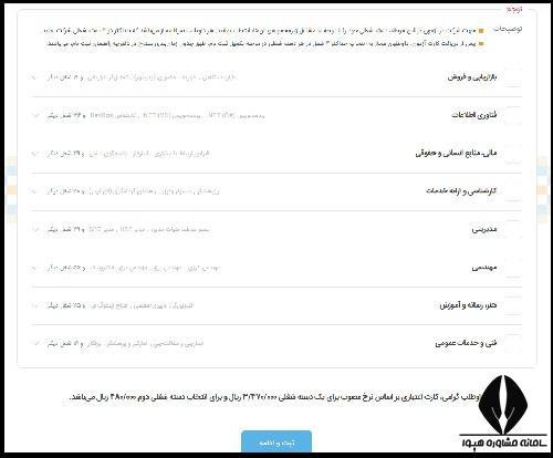 ثبت نام آزمون بخش خصوصی ۱۴۰۴