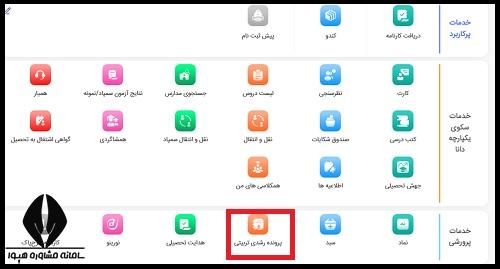 نحوه انتخاب رشته پایه نهم به دهم 1403