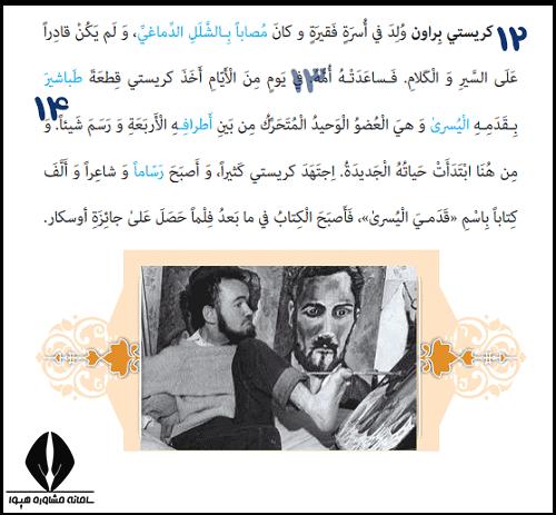 معنی درس هفتم عربی پایه یازدهم انسانی