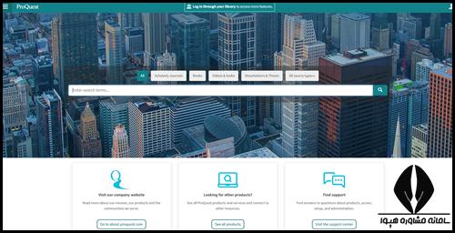 ورود به proquest