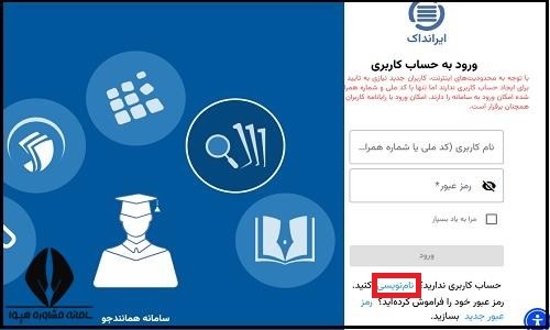 نحوه نام نویسی اولیه ایرانداک در پیشینه پژوهش